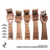Major Sculpt Creme Contour & Powder Bronzer Duo - She's Bronzed