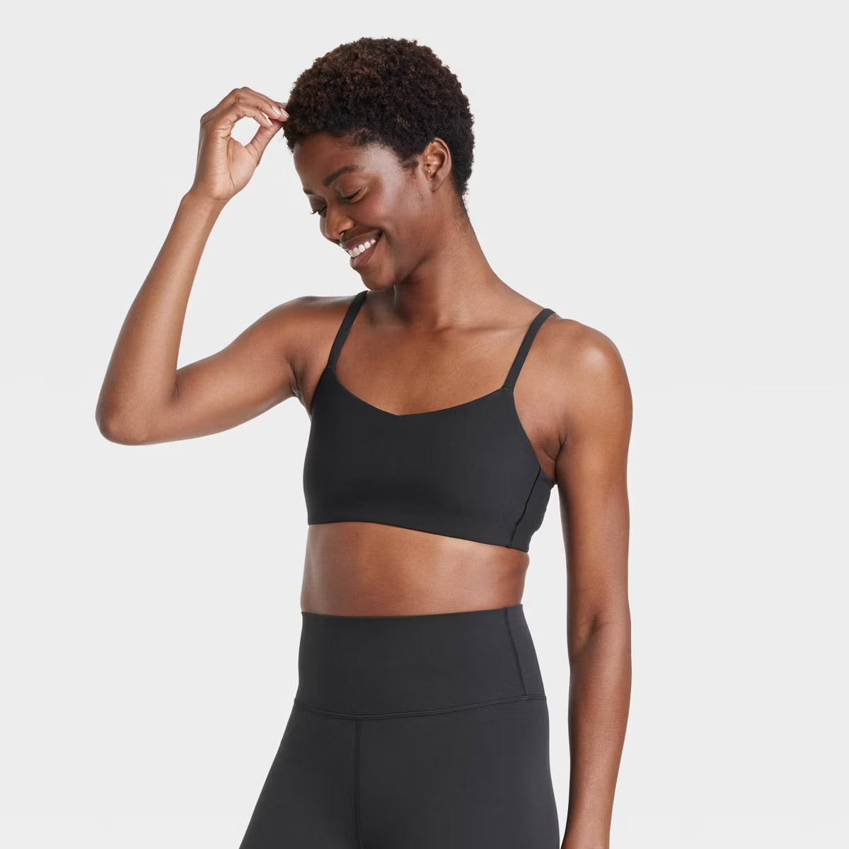Women's Everyday Soft Light Support Bra - Black