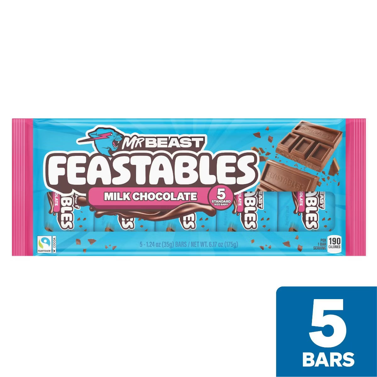 Feastables Multipack Milk Chocolate - Individual 175g