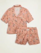 Snoppy Cotton Gauze Pajama Set