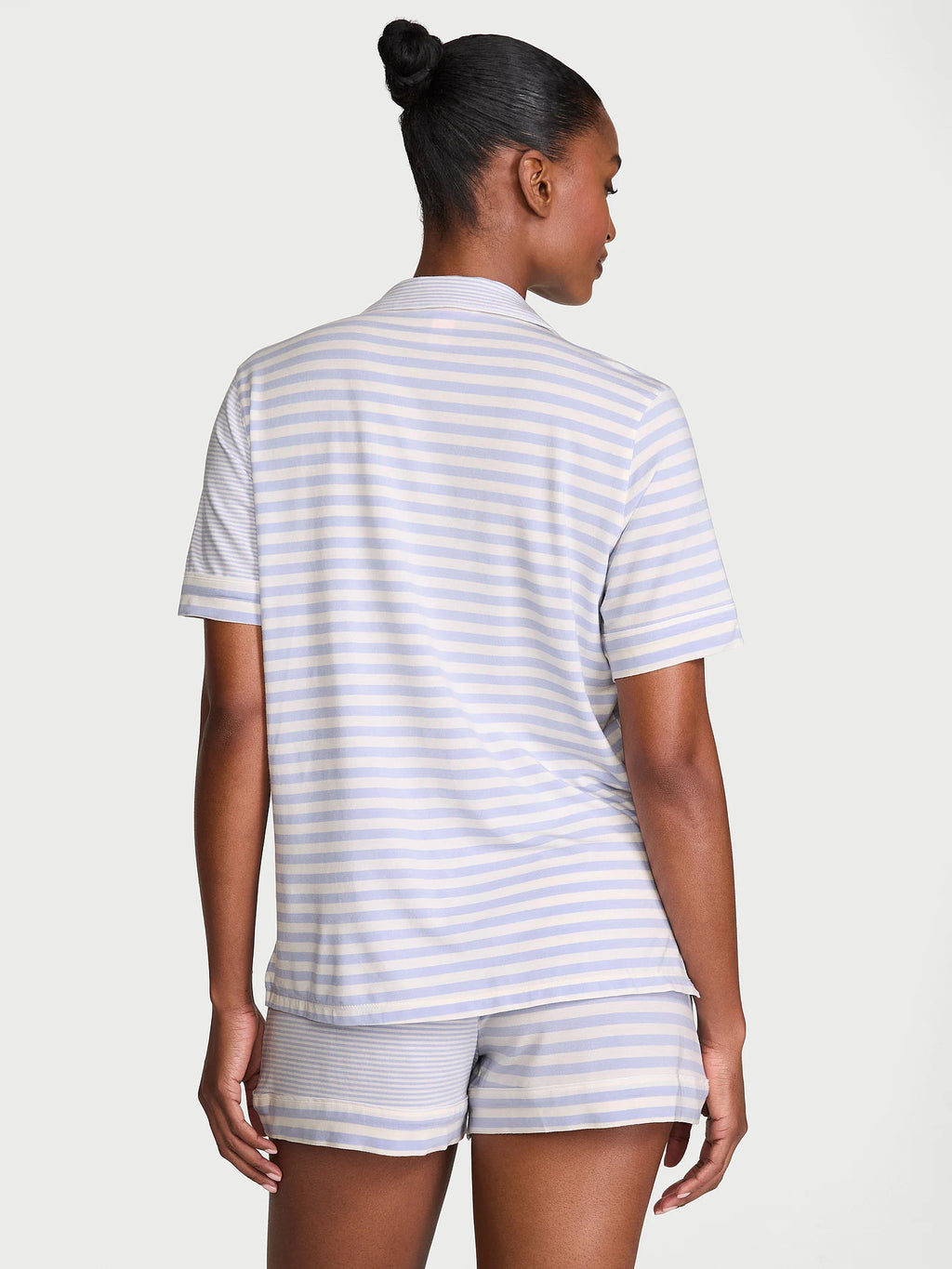 SoSoft Modal Soft Short Pajama Set - Azul Rayas