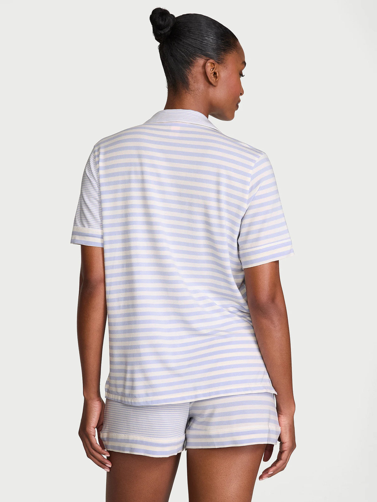 SoSoft Modal Soft Short Pajama Set - Azul Rayas