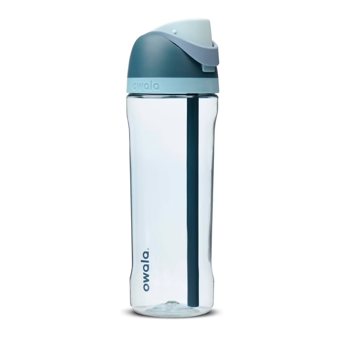 FreeSip - 25 Oz - Clear Tritan Plastic Water Bottle with Straw