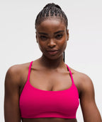 Wunder Train Strappy Racer Bra Light Support, C/D Cup - Mulberry Spark / Size 6