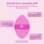 Miracle 2-In-1 Dual Sided Powder Puff