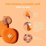 Mini Miracle Concealer Makeup Puff Trio