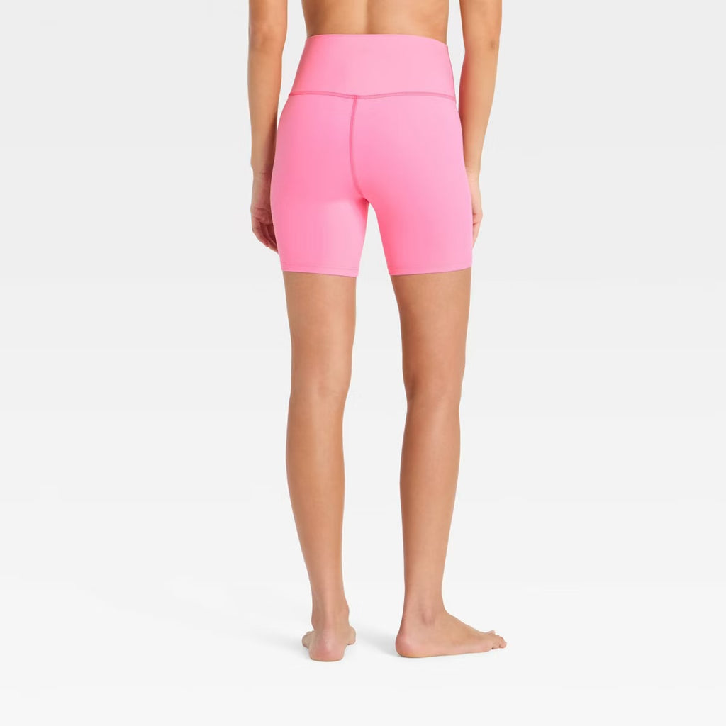 Women's Everyday Soft Ultra High-Rise Bike Shorts 6" - Light Pink