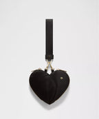 Dual Pouch Wristlet Heart