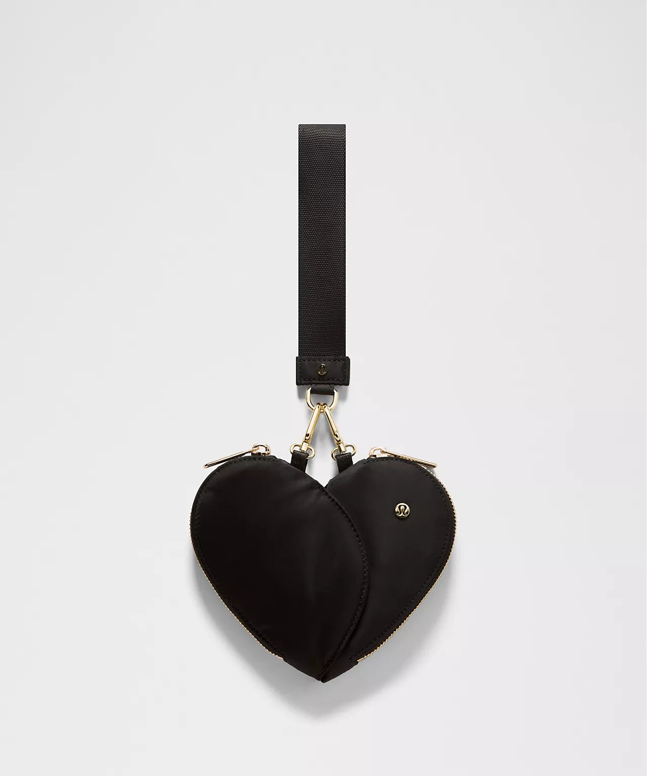 Dual Pouch Wristlet Heart