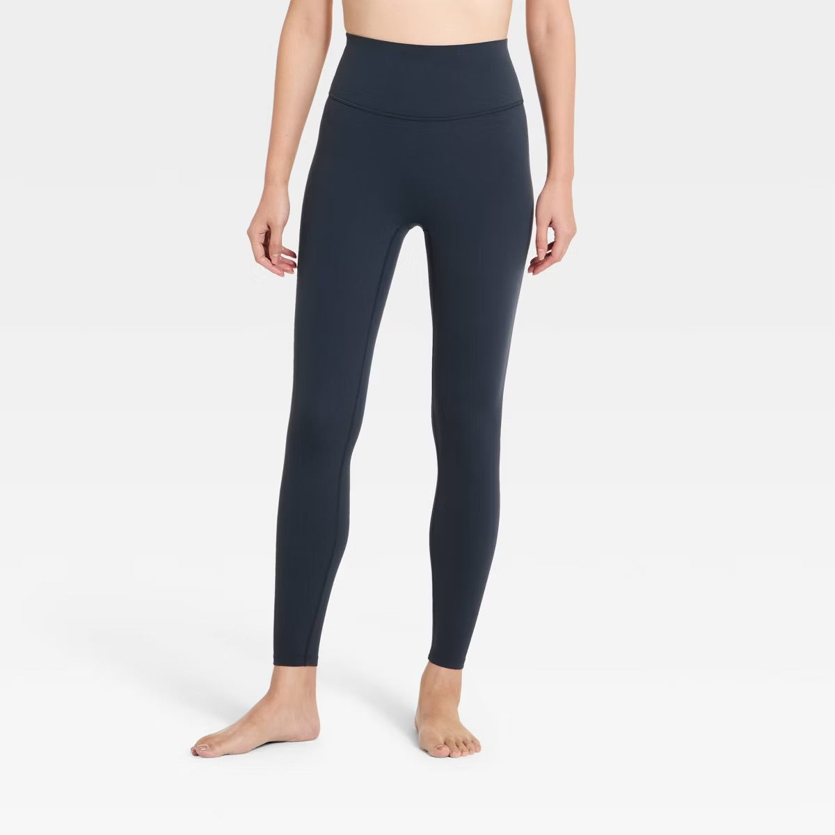 Women's Everyday Soft Ultra High-Rise No Front Seam 7/8 Leggings - Navy Blue