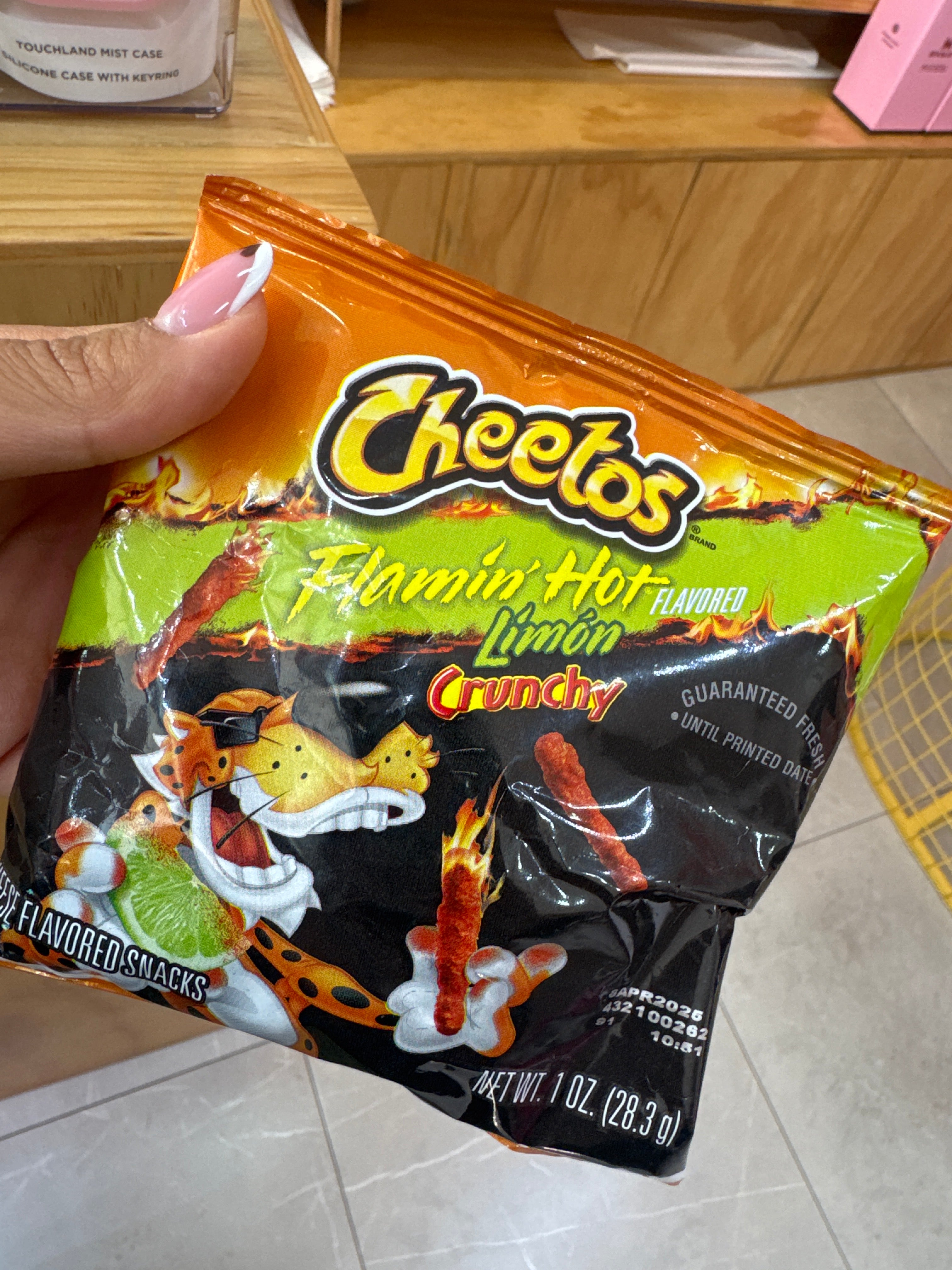 Mini Cheetos Flamin Hot Crunchy Lim√≥n