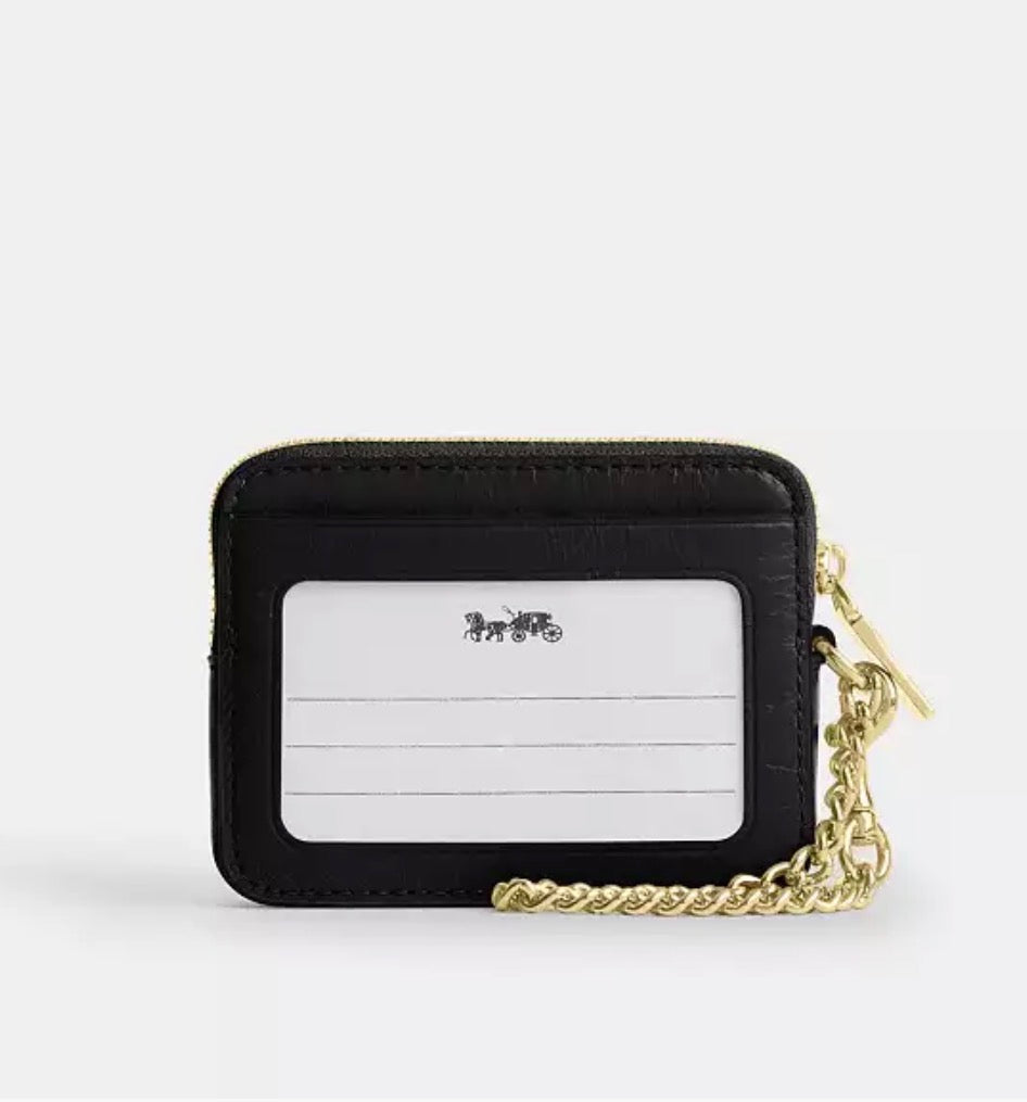 Zip Card Case With Quilting