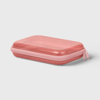 Hard Sided Zipper Pencil Case - Light Pink