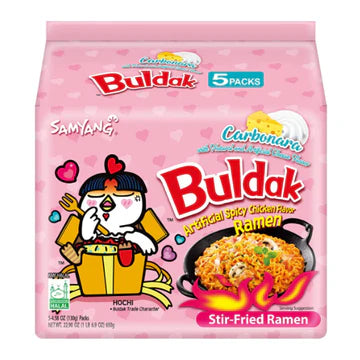 Ramen Coreana Carbonara Picante Buldak