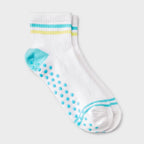 Women's Pilates Ankle Grip Socks - JoyLab‚Ñ¢ Red 4-10