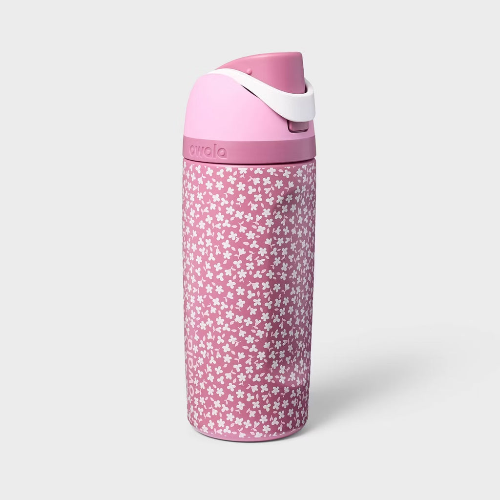 PRE-ORDEN Owala x Cat & Jack 16 fl oz Stainless Steel FreeSip Insulated Water Bottle - Itty Bitty Bouquet