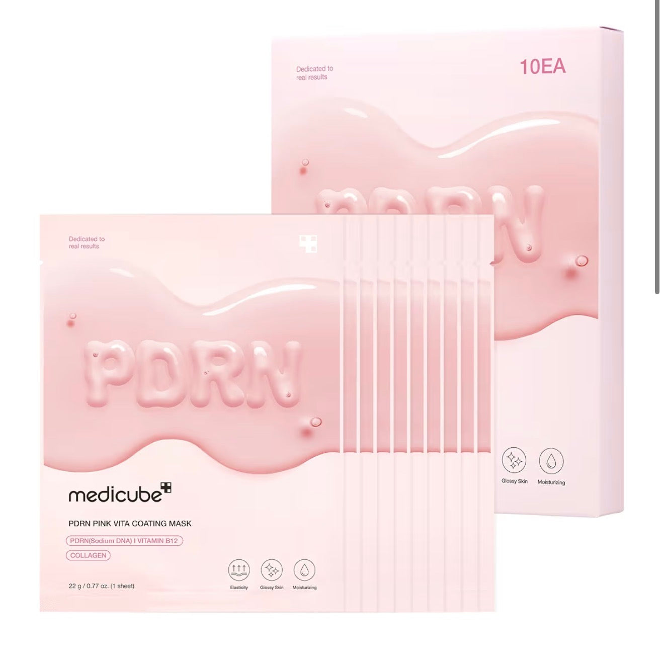 medicube Salmon DNA PDRN Pink Vita Coating Sheet Mask (Individual)