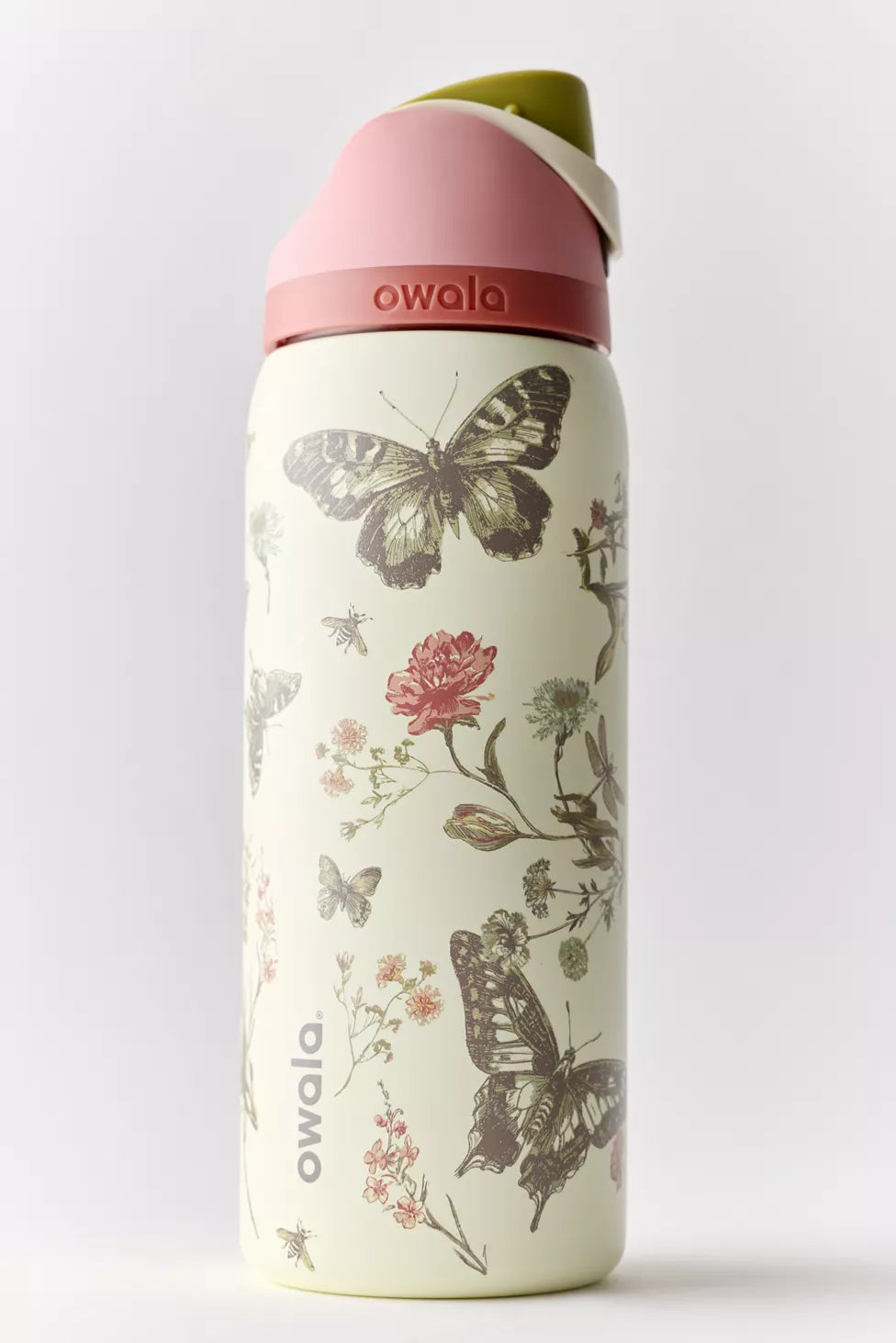 FreeSip - 32 oz - Stainless Steel- Boho Butterfly