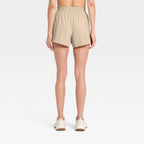 Women's Active Light Woven Mid-Rise Shorts 4" - Khaki