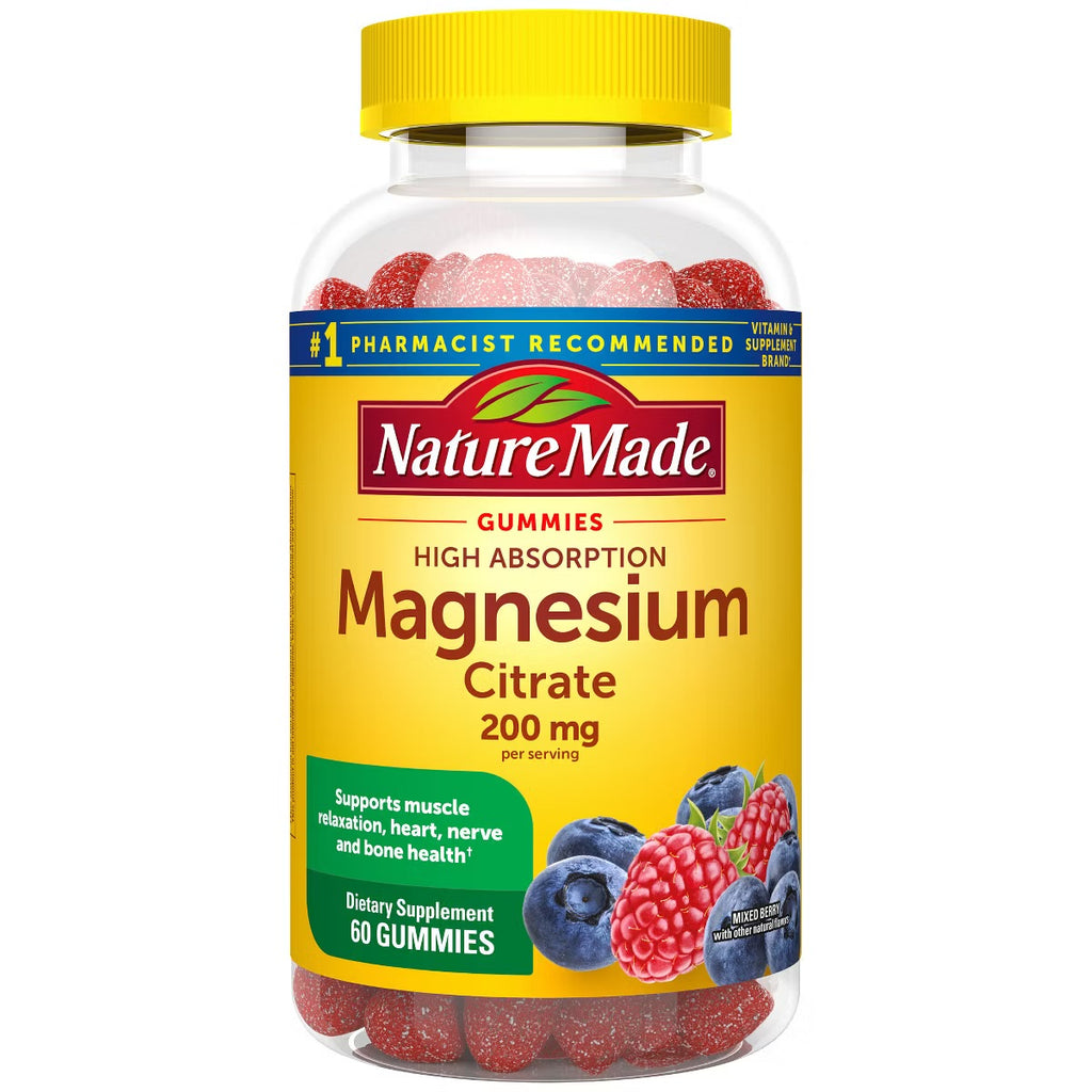 High Absorption Magnesium Citrate 200 mg per serving
