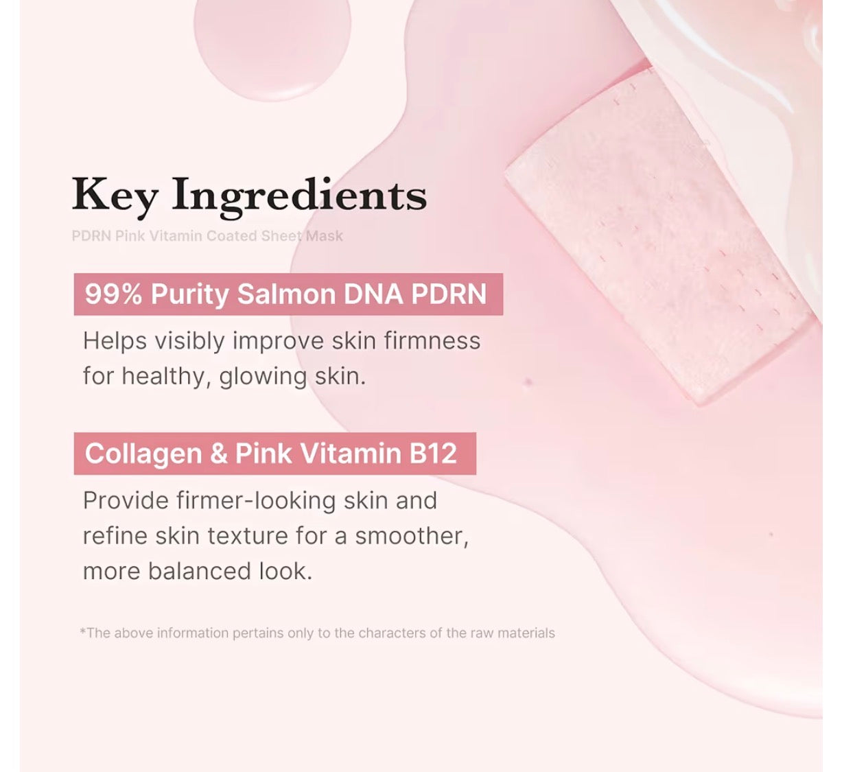 medicube Salmon DNA PDRN Pink Vita Coating Sheet Mask (Individual)