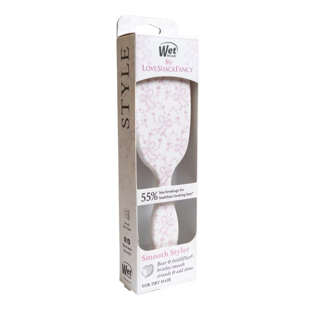 LoveShackFancy x Target – WetBrush Coquette Bow Shine Enhancer Brush Chantilly