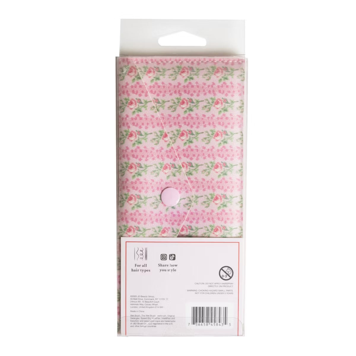 LoveShackFancy x Target – WetBrush Blooming Heirloom Comb with Case Strawberry Macaroon