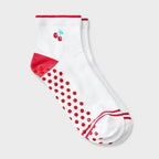 Women's Pilates Ankle Grip Socks - JoyLab‚Ñ¢ Red 4-10