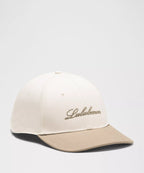 Structured Classic Ball Cap Script - Light Ivory/Wacky Khaki