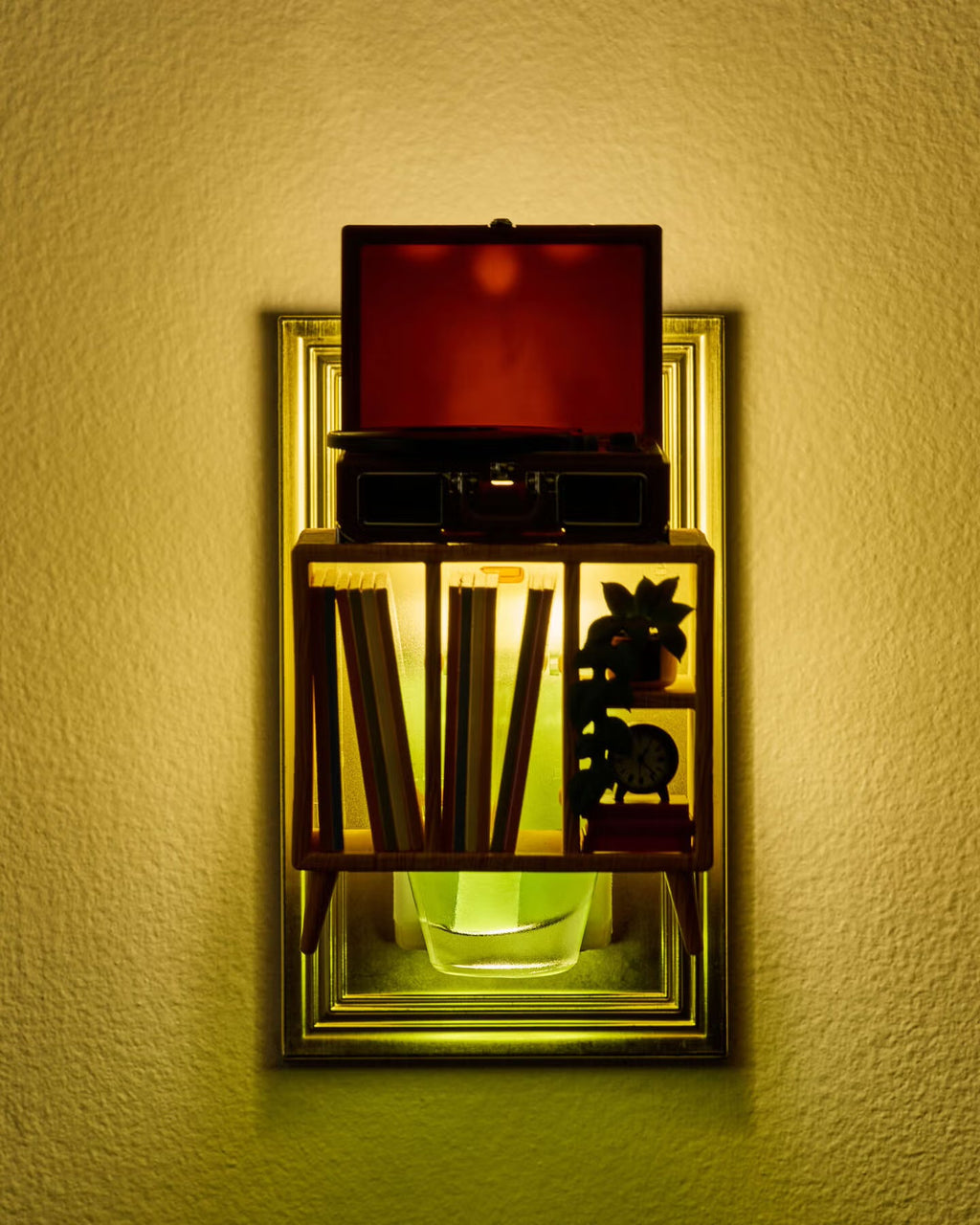 Wallflowers Fragrance Plug - Record Player Display Scent Control Nightlight