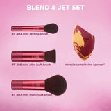 Mini Make Up Brush And Sponge Gift Set - 4ct