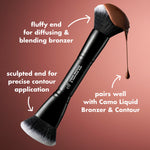 Liquid Bronzer & Contour Duo Brush