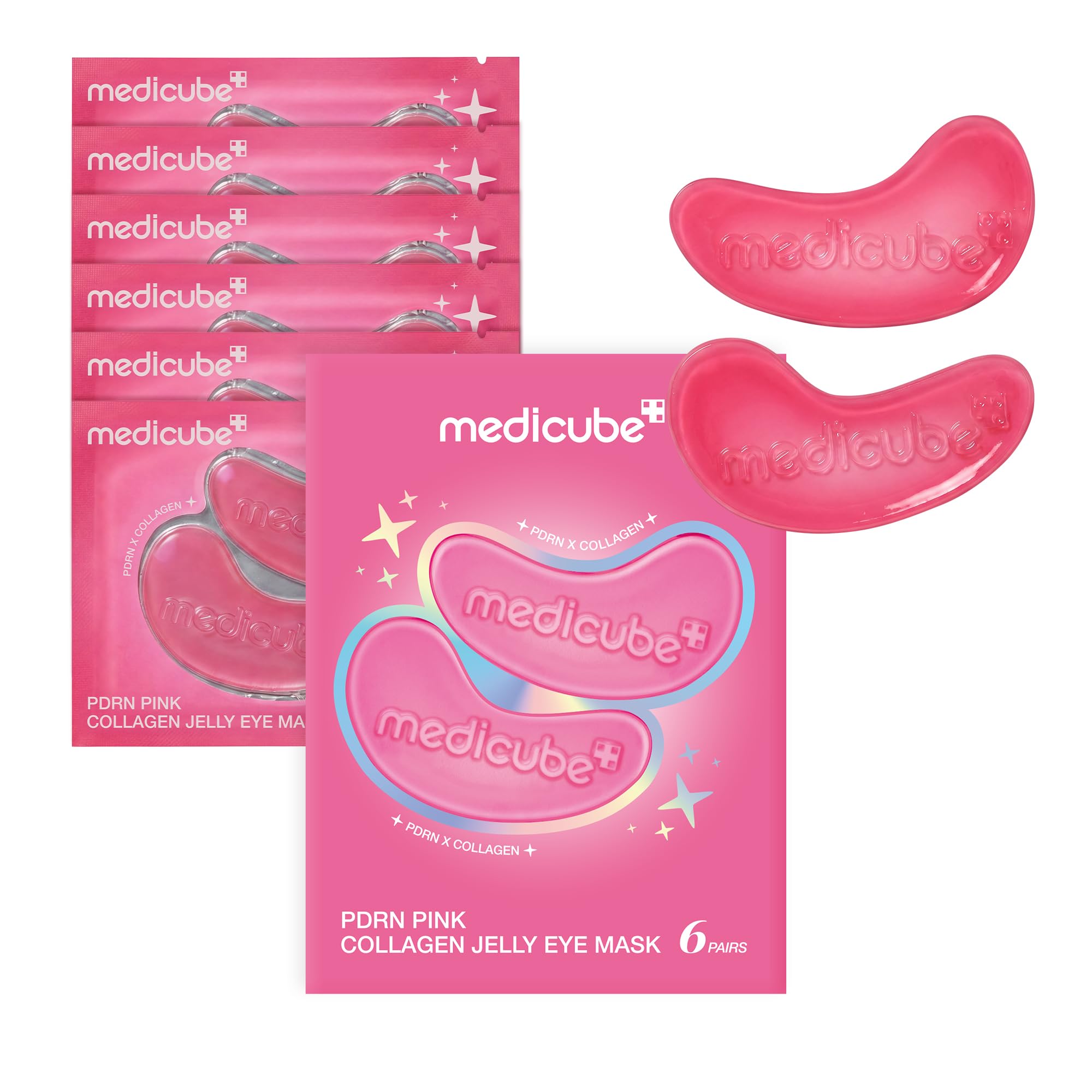 Jelly Eye Mask PDRN Pink Collagen (Por par)