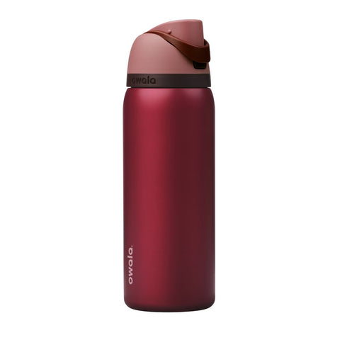 Special Edition Owala 32oz Stainless Steel FreeSip Sway Water Bottle - Poinsettia