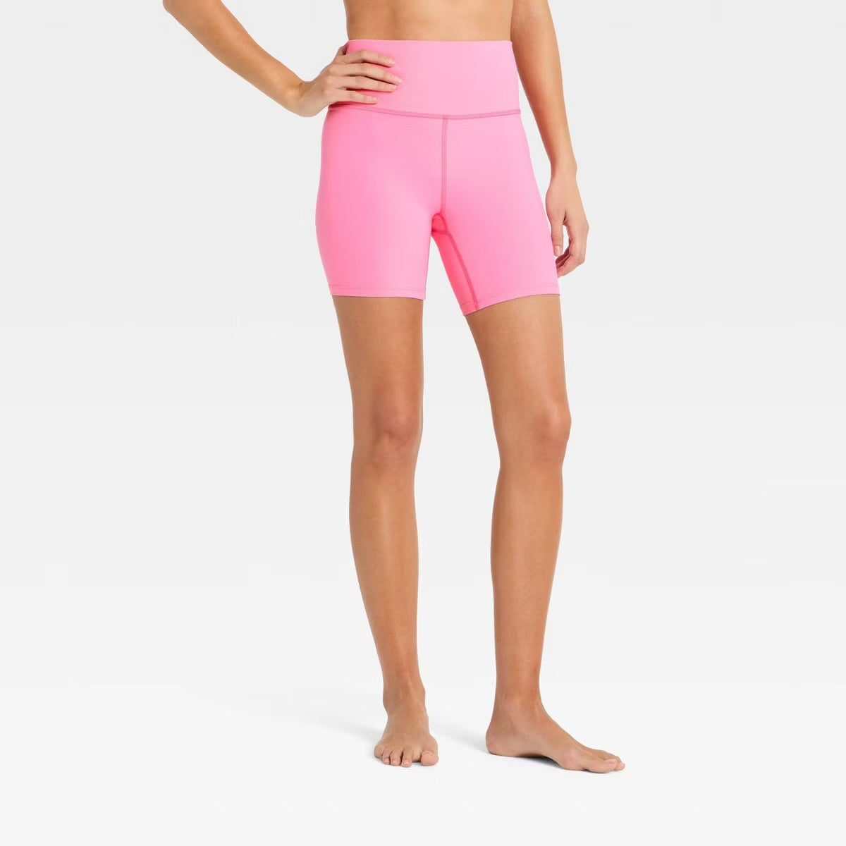 Women's Everyday Soft Ultra High-Rise Bike Shorts 6" - Light Pink
