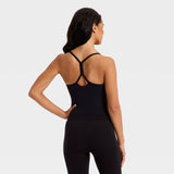 Women's Everyday Soft Cinch Support Tank Top - Black