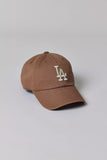 MLB Los Angeles Dodgers Logo Dad Hat - Tan