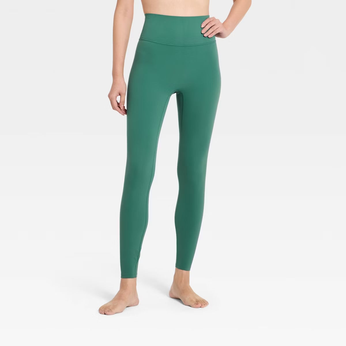 Women's Everyday Soft Ultra High-Rise No Front Seam 7/8 Leggings - Forest Green