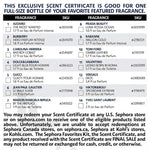 Cologne Sampler Set with Redeemable Voucher