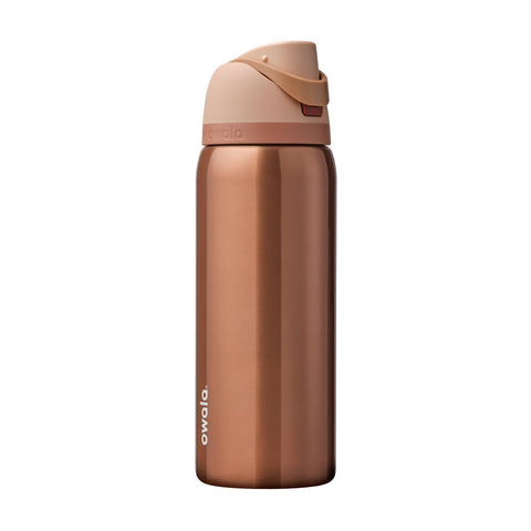 Special Edition Owala 32oz Stainless Steel FreeSip Sway Water Bottle - Metallic Rose Gold