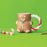 Christmas Craft Ceramic Gingerbread Mug Painting Activity Kit