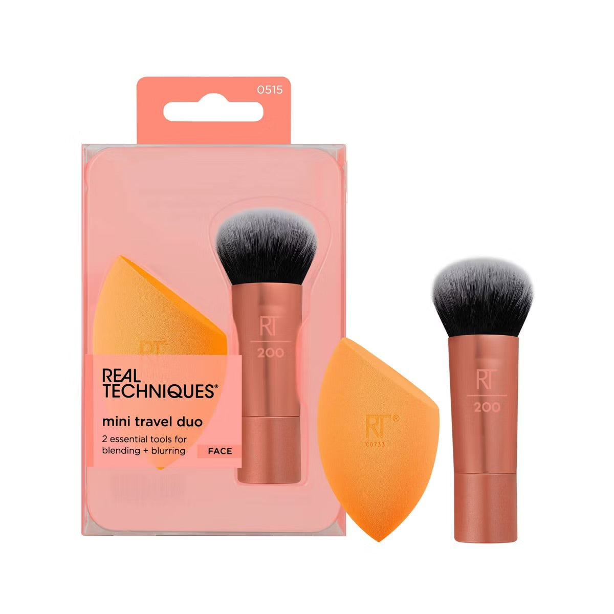 Mini Brush and MCS Sponge Duo: Synthetic Bristle, Blending, Travel Size