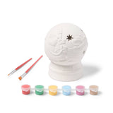 Christmas Craft Lit Ceramic Snow Globe Painting Activity Kit