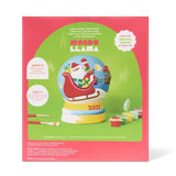 Christmas Craft Lit Ceramic Snow Globe Painting Activity Kit