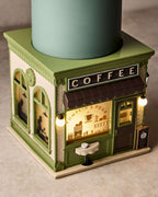 3-Wick Candle Holder - Light-up Coffee Time Pedestal