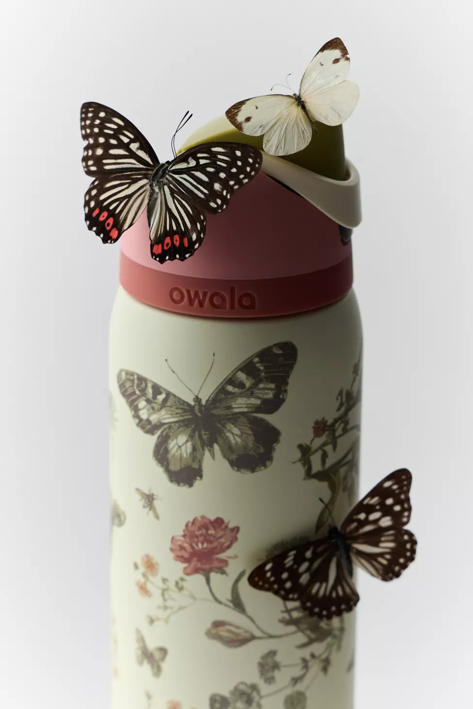 FreeSip - 32 oz - Stainless Steel- Boho Butterfly
