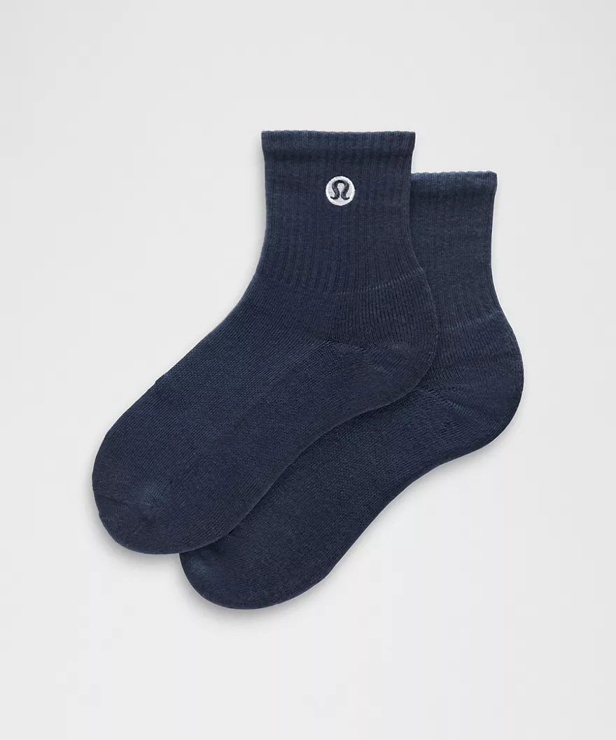 Unisex Daily Essential Quarter Socks - Club Blue