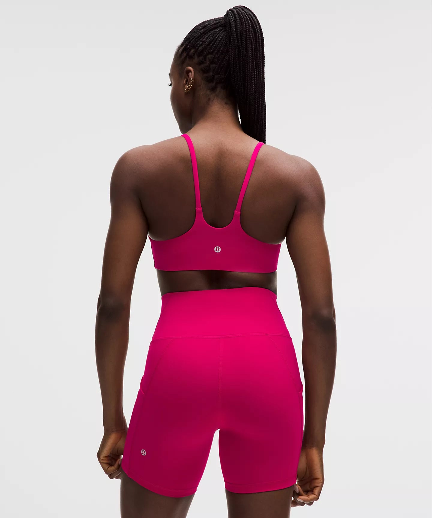 Wunder Train Strappy Racer Bra Light Support, C/D Cup - Mulberry Spark / Size 6