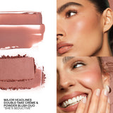 Mini Major Headlines Double-Take Crème & Powder Blush Duo - She’s Seductive
