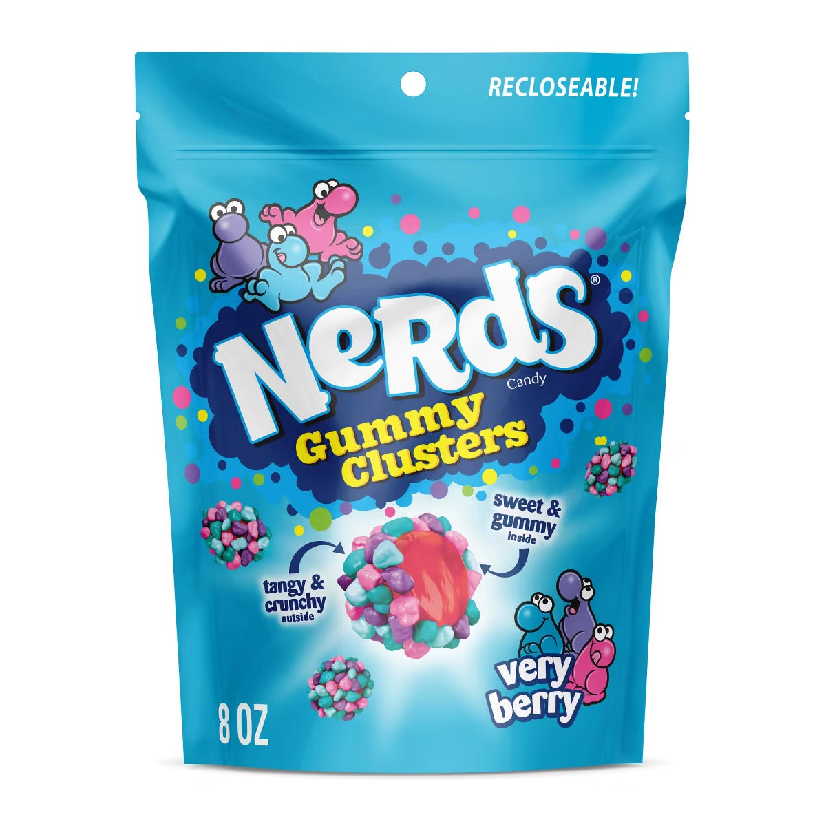 Nerds Candy Gummy Clusters - 8oz - Very berry